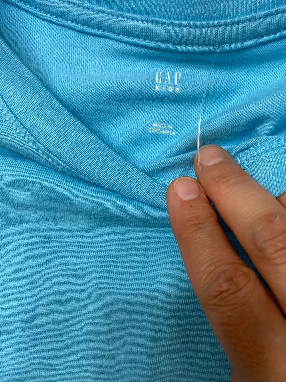 GAP Light Blue 'Love A Latte' Long-Sleeve Tee